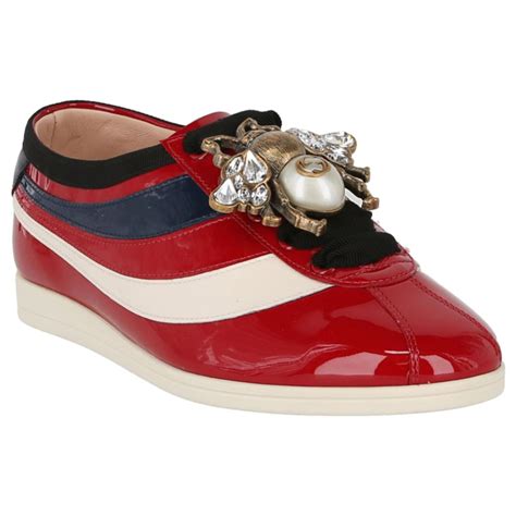 gucci sneaker günstig|gucci patent leather sneakers.